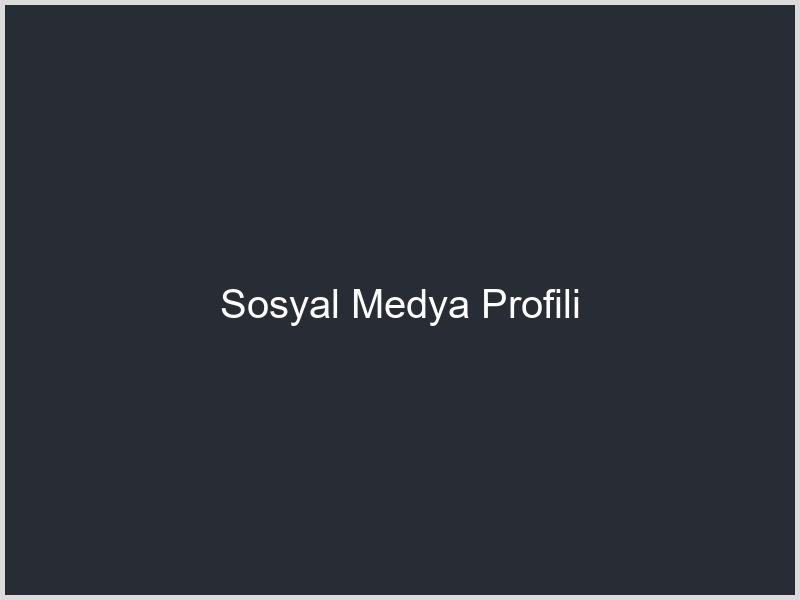 Sosyal Medya Profili