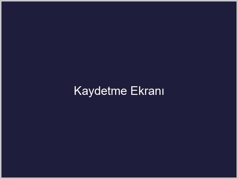 Kaydetme Ekranı